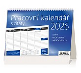 Pracovní kalendář s citáty