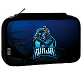 Školní penál třípatrový Ninja
