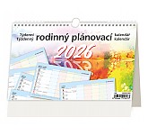 Kalendář Týdenní rodinný plánovací kalendář
