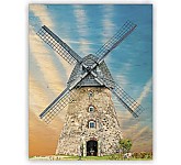 Dřevěný obraz  Windmill