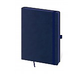 Tečkovaný zápisník Memory L Dark Blue (čtverečkovaný)