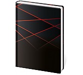 Linkovaný zápisník Vario L - BLACK DESIGN