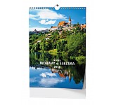 Nástěnný kalendář 2026 - Krásy Moravy a Slezska - A3 