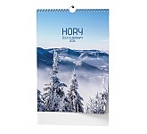 Nástěnný kalendář 2026 - Hory Čech a Moravy - A3