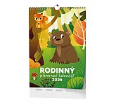 Nástěnný kalendář 2026 - Rodinný plánovací kalendář - A3 
