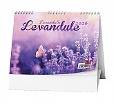 Stolní kalendář 2026 - Levandule