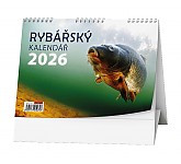 Stolní kalendář 2026 - Rybářský kalendář 