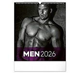 Nástěnný kalendář Men 2026, 30 x 34 cm