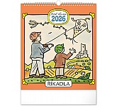 Nástěnný kalendář Josef Lada – Říkadla 2026, 30 x 34 cm