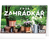 Stolní kalendář Zahrádkář 2026, 23,1 x 14,5 cm