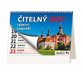 Stolní kalendář 2027 Helma - Čitelný týdenní kalendář