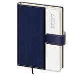 Denní diář 2027 Helma A5 Classic s magnetem modrý