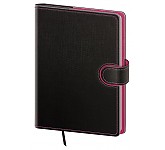 Denní diář A5 Flip antracit/magenta