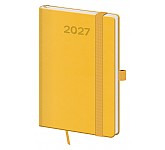 Kapesní diář A6 Print Pop žlutý