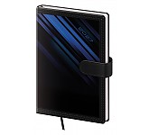 Kapesní diář A6 Tone s magnetem modrý
