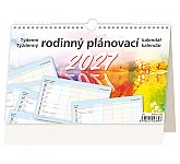 Kalendář Týdenní rodinný plánovací kalendář