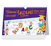 Týdenní školní plánovací kalendář