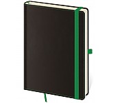 Linkovaný zápisník Black Green L
