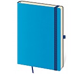 Tečkovaný zápisník Flexies L Blue (čtverečkovaný)