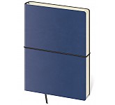 Tečkovaný zápisník Flexio L Blue (čtverečkovaný)