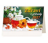 Stolní kalendář 2027 Helma - Zdraví z přírody – 14denní