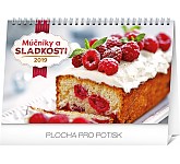 Stolní kalendář Múčniky a sladkosti SK 2019, 23,1 x 14,5 cm